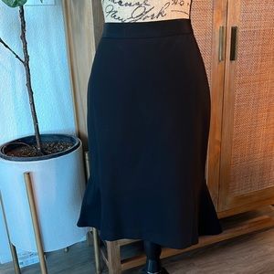 Ann Taylor knit peplum flip skirt